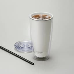 Thumbnail Ly nhựa 2 lớp kèm ống hút 600ML 3