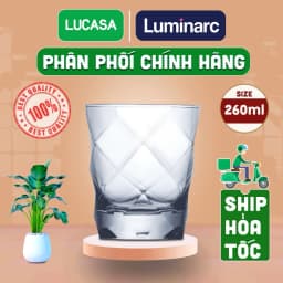 Thumbnail Ly Thấp Thủy Tinh Luminarc Louvre 260ml | Phân Phối Chính Hãng 1
