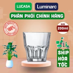 Thumbnail Ly Thủy Tinh Arcoroc Granity 200ml - Loại Thấp Cường Lực L0784 | Phân Phối Chính Hãng 1