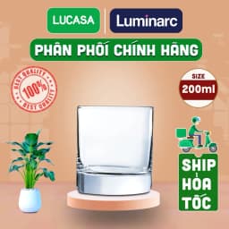 Thumbnail Ly Thủy Tinh Luminarc Islande 200ml - Loại Thấp L19122 | Phân Phối Chính Hãng 1