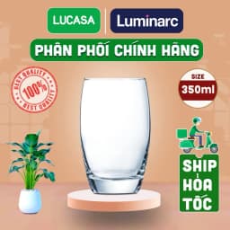 Thumbnail Ly Thủy Tinh Luminarc Salto 350ml - Loại Cao L2560 | Phân Phối Chính Hãng 1
