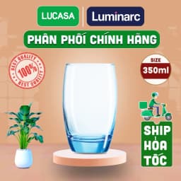 Thumbnail Ly Thủy Tinh Luminarc Salto Blue 350ml - Loại Cao L1585 | Phân Phối Chính Hãng 1