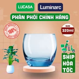 Thumbnail Ly Thủy Tinh Luminarc Salto Blue 320ml - Loại Thấp L1584 | Phân Phối Chính Hãng 1