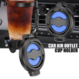 Thumbnail Lymoyo 1 Bộ mở rộng giá đỡ cốc thoát khí ô tô với đế kẹp thông gió có thể điều chỉnh Chống sốc Giá đỡ đồ uống ổn định 2