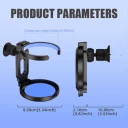 Thumbnail Lymoyo 1 Bộ mở rộng giá đỡ cốc thoát khí ô tô với đế kẹp thông gió có thể điều chỉnh Chống sốc Giá đỡ đồ uống ổn định 4