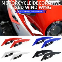 Thumbnail Lymoyo 1 Bộ Xe Máy Sợi Carbon Họa Tiết Cánh Giữa Miếng Dán Trang Trí Khí Động Học Cánh Đa Năng Xe Máy Phụ Kiện Trang Trí 4