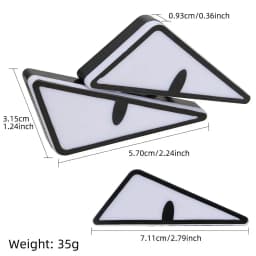 Thumbnail Lymoyo 1 Bộ Xe Máy Tam Giác Mắt Đèn Pha Mắt Quỷ LED 12V Đèn Cảnh Báo Sửa Đổi Xe Ô Tô Và Xe Máy 2