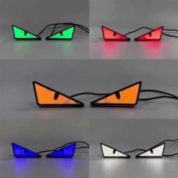 Thumbnail Lymoyo 1 Bộ Xe Máy Tam Giác Mắt Đèn Pha Mắt Quỷ LED 12V Đèn Cảnh Báo Sửa Đổi Xe Ô Tô Và Xe Máy 3