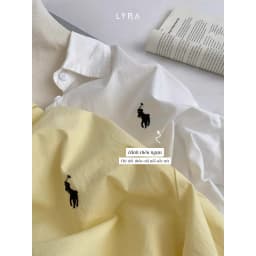 Thumbnail LYRA - Áo sơ mi nữ form rộng dài tay thêu ngựa, chất thô Hàn cao cấp, kiểu dáng trendy hiện đại LWNSM010 4