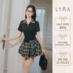 Thumbnail LYRA - Váy phối sơ mi đính nơ bên hông thanh lịch nữ tính  LWNVD042 1