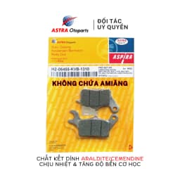 Thumbnail Má phanh dầu (bố thắng đĩa) ASPIRA cho xe Honda Air Blade 125, SH 125, Vision 110, Lead 110 mã H2-06455-KVB-1310 1