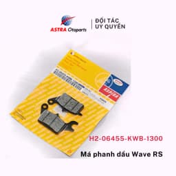 Thumbnail Má phanh dầu (bố thắng đĩa) ASPIRA cho Honda Wave 110, Wave RS, Winner, Fu Neo mã H2-06455-KWB-1300 3