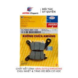 Thumbnail Má phanh dầu (bố thắng đĩa) trước ASPIRA cho xe Yamaha Exciter 150 mã YH-F5805-NMX-1300 1