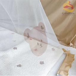 Thumbnail Màn chống muỗi cho bé màn chụp gấp gọn KidAndMom phong cách Hàn Quốc che chắn cho trẻ ngủ ngon 4