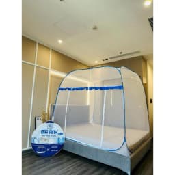 Thumbnail Màn Chụp Tự Bung Đỉnh Vuông - Mùng Đỉnh Vuông Cao Cấp Chống Muỗi Và Côn Trùng Hiệu Quả - Hàng VNXK ( Bảo Hành 12 Tháng ) 2