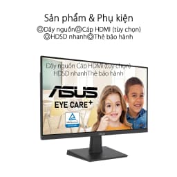 Thumbnail Màn Hình ASUS VA27EHF 27" IPS 1ms MPRT 100Hz Viền Mỏng Bảo Vệ Mắt 4