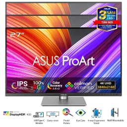 Thumbnail Màn Hình Chuyên Đồ Họa ASUS ProArt PA279CRV 27" 4K, IPS, USB-C PD 96W, 99% DCI-P3, 99% Adobe RGB 1