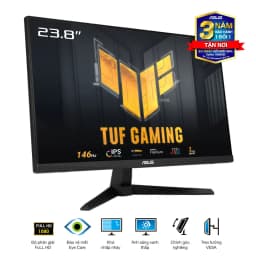 Thumbnail Màn Hình Game ASUS TUF Gaming VG249QE5A 23.8" IPS FHD 146Hz 1ms AMD FreeSync™ 125% sRGB 2 Loa 1