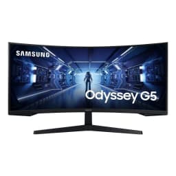 Thumbnail Màn hình Gaming Samsung Odyssey 34 inch Cong LC34G55TWWEXXV Ultra WQHD 165Hz 1ms HDR 3