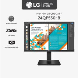 Thumbnail Màn hình LG 24QP550-B 238'' QHD IPS 75Hz AMD FreeSync™ HDR10 sRGB 99% 1