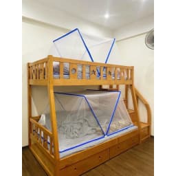 Thumbnail Màn Mùng chụp tự bung xếp thông minh gấp gọn tiện dụng ngủ chống muỗi người lớn Kiều Phi khung xếp 2