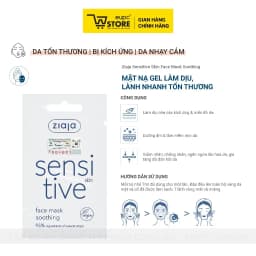 Thumbnail Mặt Nạ Gel Làm Dịu, Hỗ Trợ Lành Nhanh Tổn Thương Ziaja 7ml Với 95% Thành Phần Có Nguồn Gốc Tự Nhiên EUPC STORE 3