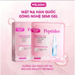 Thumbnail Mặt Nạ Hàn Quốc Dưỡng Ẩm Phục Hồi Da Welson Beauty Peptides 1 miếng 2