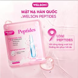Thumbnail Mặt Nạ Hàn Quốc Dưỡng Ẩm Phục Hồi Da Welson Beauty Peptides 1 miếng 3