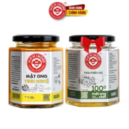 Thumbnail Mật ong rừng tinh bột nghệ Honimore 360g và Mật ong nguyên chất 360g - tốt cho dạ dày, đẹp da 3