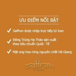 Thumbnail Mật Ong Saffron Đông Trùng Hạ Thảo 180ml/lọ thương hiệu Saffron Việt Nam Saffron Cordyceps Honey 3