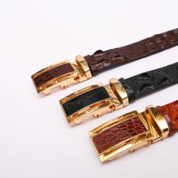 Thumbnail Mặt thắt lưng khóa tự động cho dây lưng da cá sấu FTT Leather 1