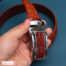 Thumbnail Mặt thắt lưng khóa tự động cho dây lưng da cá sấu FTT Leather 3