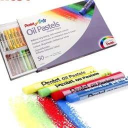 Thumbnail Màu Sáp Dầu Pentel PHN – 48 Màu Tươi Sáng, Sáp Mềm, Dễ Tán, Lên Màu Mịn – Bộ Sáp Màu Chất Lượng 4