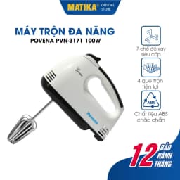Thumbnail Máy đánh trứng POVENA máy trộn đa năng 7 cấp độ PVN-3171 1