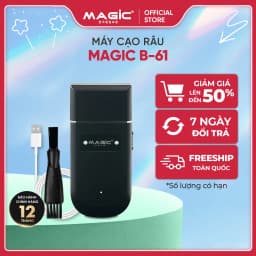 Thumbnail Máy cạo râu Magic B-61, 1 lưỡi đơn, sử dụng 2 giờ, dễ vệ sinh. 1