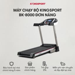 Thumbnail Máy chạy bộ KINGSPORT BK-8000 đơn năng,tốc độ tối đa 14km/h,12 chường trình luyện tập 1