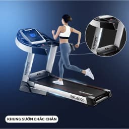 Thumbnail Máy chạy bộ KINGSPORT BK-8000 đơn năng,tốc độ tối đa 14km/h,12 chường trình luyện tập 3
