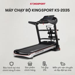 Thumbnail Máy chạy bộ KINGSPORT KS-2035 đa năng, thao tác phím cảm ứng, thiết kế sang trọng cứng cáp, kèm đai massage và thanh gập 2