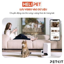 Thumbnail Máy Cho Ăn Tự Động Có Camera, Máy Nhả Hạt Cho Chó Mèo PETKIT Yumshare SOLO - Máy cho ăn thông minh PETKIT Solo 3