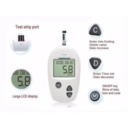 Thumbnail Máy Đo Đường Huyết Sinocare Safe Accu - 10 Que Và 10 Kim 1