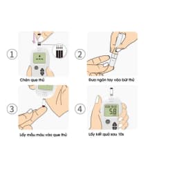 Thumbnail Máy Đo Đường Huyết Sinocare Safe Accu - 10 Que Và 10 Kim 3