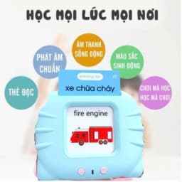 Thumbnail Máy Đọc Thẻ Chính Hãng Flashcard Anh-Việt 3 Chế Độ Đọc: Song Ngữ Anh-Việt, Tiếng Việt, Tiếng Anh Kèm Phát Nhạc 3