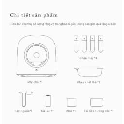 Thumbnail Máy Dọn Vệ Sinh Cho Mèo Tự Động PETREE Pro Bản Quốc Tế Kết Nối App Điều Khiển Từ Xa 3