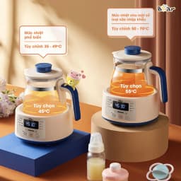 Thumbnail Máy Đun Nước Đa Năng Bear Hâm Sữa Thông Minh Khử Clo Pha Sữa An Toàn Cho Bé Bản Tiếng Việt Dễ Dàng Sử Dụng TNQ-D12D1 4