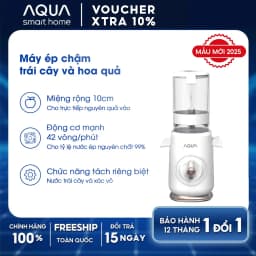Thumbnail Máy ép chậm AQUA JSJ0901RW 900ml, ép nguyên quả trái cây, vắt kiệt bã - Bảo hành 12 tháng 2