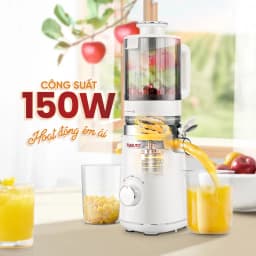 Thumbnail Máy ép chậm Masuto MS Fresh công suất 150W - Ép Nguyên Quả Kiệt Bã, Ép Cần Tây, Rau Củ, Làm Kem 3