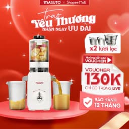 Thumbnail Máy Ép Chậm Masuto MSJuice Thế Hệ Mới 120W - 0,6L Ép Nguyên Quả Kiệt Bã, Máy Ép Trái Cây, Ép Cần Tây,Làm Nước Ép Hoa Quả 1