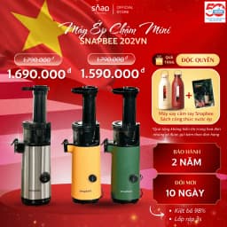 Thumbnail Máy Ép Chậm Mini SNAPBEE 202VN_Kiệt Bã 98%_Ép Trái Cây Làm Kem Nhỏ Gọn_Tháo Lắp Chỉ 3s_Snap Kitchen 1