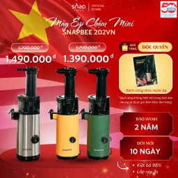 Thumbnail Máy Ép Chậm Mini SNAPBEE 202VN_Kiệt Bã 98%_Ép Trái Cây Làm Kem Nhỏ Gọn_Tháo Lắp Chỉ 3s_Snap Kitchen 2