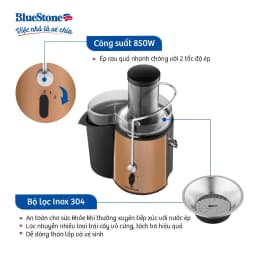 Thumbnail Máy Ép Trái Cây BlueStone JEB-6545 (850W) - Bảo hành 24 tháng - Hàng Chính Hãng 2